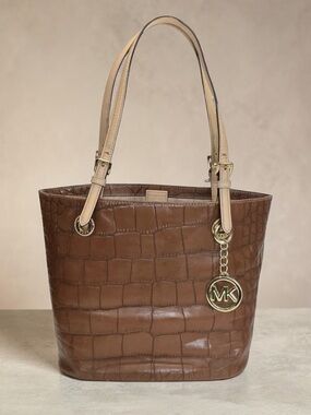 MICHAEL Michael Kors Alligator Embossed Tote Bag